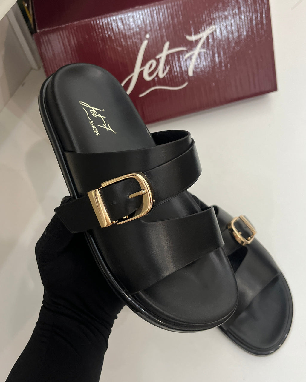 sandale Jat7 NOIR